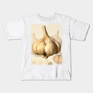 Garlic: Embrace the Culinary Charm Kids T-Shirt